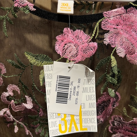 Beautiful Sheer Overlay Dress - Picture 2 of 11